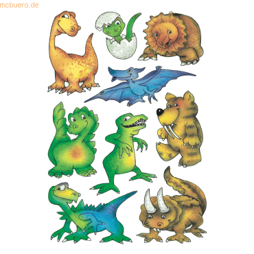 10 x HERMA Schmucketiketten Decor Dinos VE=27 Stück 10 x HERMA Schmucketiketten Decor Dinos VE=27 Stück von Herma