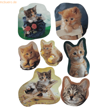 10 x HERMA Schmucketiketten Decor Fotogene Kätzchen VE=3 Blatt 10 x HERMA Schmucketiketten Decor Fotogene Kätzchen VE=3 Blatt von Herma