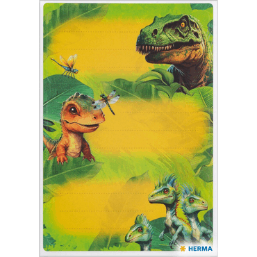 10 x HERMA Schuletiketten Dino World 3Bl 1Pack 10 x HERMA Schuletiketten Dino World 3Bl 1Pack von Herma