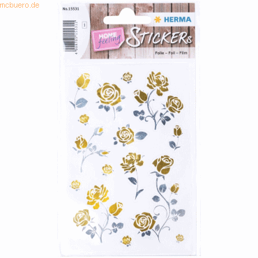 10 x HERMA Sticker Creative Edelrosen 10 x HERMA Sticker Creative Edelrosen von Herma
