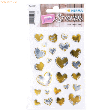 10 x HERMA Sticker Creative Herzen 10 x HERMA Sticker Creative Herzen von Herma