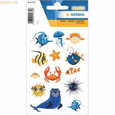 10 x HERMA Sticker Freche Meeresviecher 10 x HERMA Sticker Freche Meeresviecher von Herma