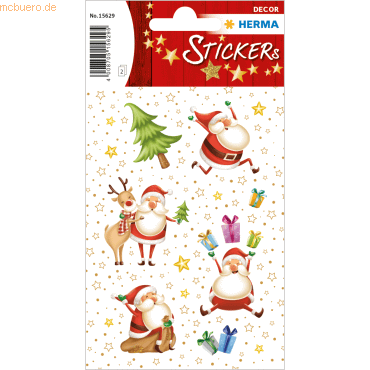 10 x HERMA Sticker Fröhliche Weihnachten VE=30 Sticker 10 x HERMA Sticker Fröhliche Weihnachten VE=30 Sticker von Herma