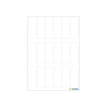 10 x HERMA Sticker HOME Etiketten weiss 12x34 108Et von Herma