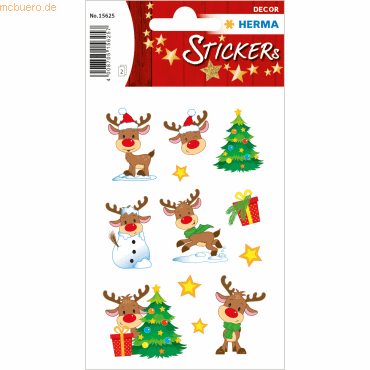 10 x HERMA Sticker Little Rudolph VE=24 Sticker von Herma