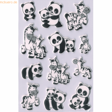 10 x HERMA Sticker Magic Panda- Und Zebrafamilien Foam VE=VE=1 Blatt 10 x HERMA Sticker Magic Panda- Und Zebrafamilien Foam VE=VE=1 Blatt von Herma