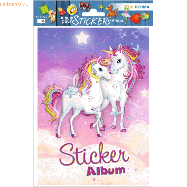 10 x HERMA Sticker Sammelalbum für Kids A5 Einhorn -Best Friends- (16 10 x HERMA Sticker Sammelalbum für Kids A5 Einhorn -Best Friends- (16 von Herma