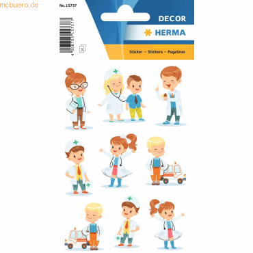10 x HERMA Sticker Theo beim Kinderarzt 10 x HERMA Sticker Theo beim Kinderarzt von Herma