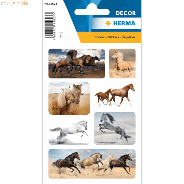 10 x HERMA Sticker Wildpferde 3 Blatt 10 x HERMA Sticker Wildpferde 3 Blatt von Herma