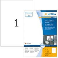 100 HERMA Etiketten 10315 weiß 210,0 x 297,0 mm von Herma