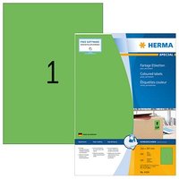 100 HERMA Etiketten 4404 grün 210,0 x 297,0 mm von Herma