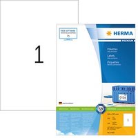 100 HERMA Etiketten 4428 weiß 210,0 x 297,0 mm von Herma