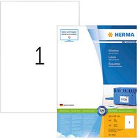 100 HERMA Etiketten 4428 weiß 210,0 x 297,0 mm von Herma