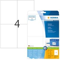 100 HERMA Etiketten 5063 weiß 105,0 x 148,0 mm 100 HERMA Etiketten 5063 weiß 105,0 x 148,0 mm von Herma