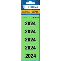 100 HERMA Inhaltsschilder 2024 grün von Herma