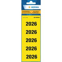 100 HERMA Inhaltsschilder 2026 gelb 100 HERMA Inhaltsschilder 2026 gelb von Herma