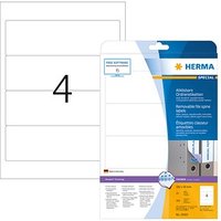 100 HERMA Ordneretiketten 10160 weiß 100 HERMA Ordneretiketten 10160 weiß von Herma