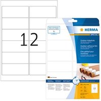 120 HERMA Folien-Kraftklebe-Etiketten 9533 weiß 99,1 x 42,3 mm 120 HERMA Folien-Kraftklebe-Etiketten 9533 weiß 99,1 x 42,3 mm von Herma