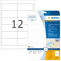 120 HERMA Folienetiketten 4586 transparent 97,0 x 42,3 mm 120 HERMA Folienetiketten 4586 transparent 97,0 x 42,3 mm von Herma