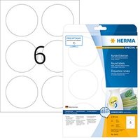 150 HERMA Etiketten 5068 weiß 85,0 x 85,0 mm von Herma