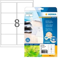 160 HERMA 10705 Recycling Etiketten weiß 99,1 x 67,7 mm 160 HERMA 10705 Recycling Etiketten weiß 99,1 x 67,7 mm von Herma