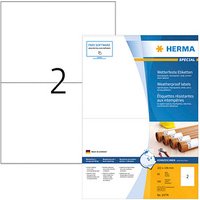 160 HERMA wetterfeste Etiketten weiß 210,0 x 148,0 mm von Herma