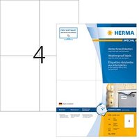 160 HERMA wetterfeste Folienetiketten 4599 weiß 105,0 x 148,0 mm von Herma