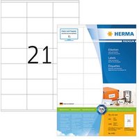 2.100 HERMA Etiketten 4451 weiß 70,0 x 42,0 mm von Herma