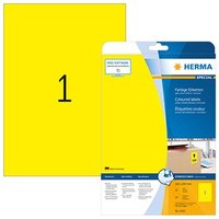 20 HERMA Etiketten 4421 gelb 210,0 x 297,0 mm 20 HERMA Etiketten 4421 gelb 210,0 x 297,0 mm von Herma