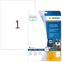 HERMA wetterfeste Folienetiketten 4577 weiß 210,0 x 297,0 mm, 20 Blatt HERMA wetterfeste Folienetiketten 4577 weiß 210,0 x 297,0 mm, 20 Blatt von Herma