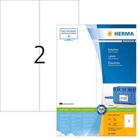 200 HERMA Etiketten 4658 weiß 105,0 x 297,0 mm von Herma