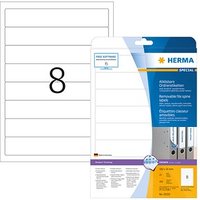 200 HERMA Ordneretiketten 10150 weiß 200 HERMA Ordneretiketten 10150 weiß von Herma