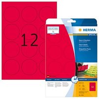 240 HERMA Etiketten 5156 rot 60,0 x 60,0 mm von Herma