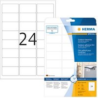 240 HERMA Folien-Kraftklebe-Etiketten 9532 weiß 63,5 x 33,9 mm 240 HERMA Folien-Kraftklebe-Etiketten 9532 weiß 63,5 x 33,9 mm von Herma
