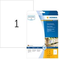 25 HERMA Etiketten 10911 weiß 210,0 x 297,0 mm von Herma