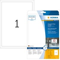 25 HERMA Folienetiketten 8334 weiß 190,0 x 275,0 mm von Herma