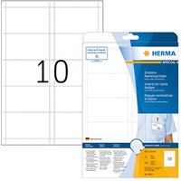 HERMA Einsteckschilder für Namensschilder SPECIAL 9,0 x 5,4 cm, 250 St. HERMA Einsteckschilder für Namensschilder SPECIAL 9,0 x 5,4 cm, 250 St. von Herma