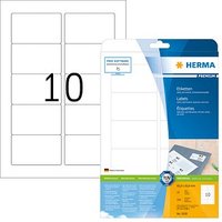 250 HERMA Etiketten 5028 weiß 83,8 x 50,8 mm 250 HERMA Etiketten 5028 weiß 83,8 x 50,8 mm von Herma