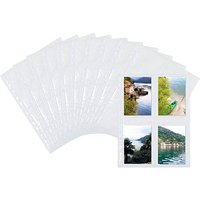 250 HERMA Fotosichthüllen Fotophan 9x13 cm weiß genarbt von Herma