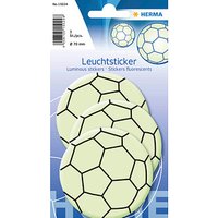 HERMA Leuchtaufkleber Ball, leuchtgrün, 3 Etiketten HERMA Leuchtaufkleber Ball, leuchtgrün, 3 Etiketten von Herma