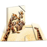 3 HERMA Zeichenmappen DIN A3 Giraffen von Herma