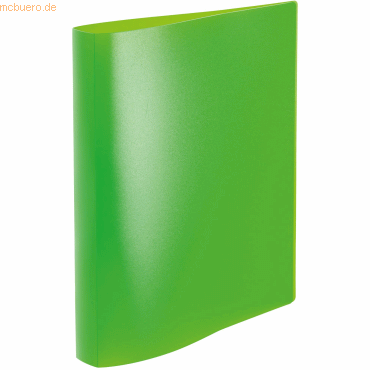 HERMA Ringbuch A4 PP 2 Ringe 25mm Neon grün von Herma