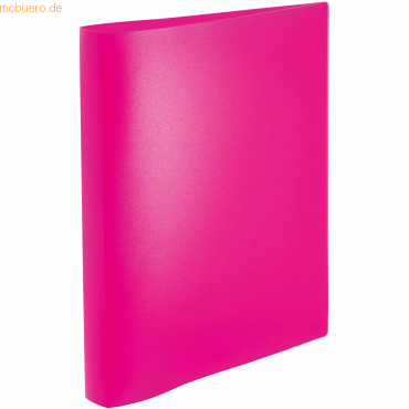 HERMA Ringbuch A4 PP 2 Ringe 25mm Neon pink von Herma