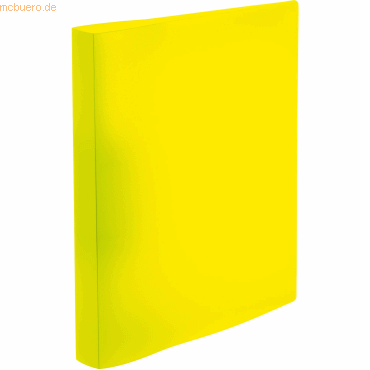 HERMA Ringbuch A4 PP 2 Ringe Neon gelb von Herma