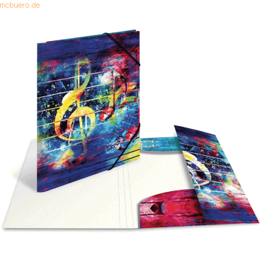 3 x HERMA Sammelmappe A3 PP Music 3 x HERMA Sammelmappe A3 PP Music von Herma