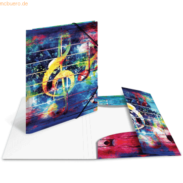 3 x HERMA Sammelmappe A4 PP Music 3 x HERMA Sammelmappe A4 PP Music von Herma