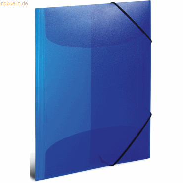 HERMA Sammelmappe A4 PP transluzent dunkelblau HERMA Sammelmappe A4 PP transluzent dunkelblau von Herma