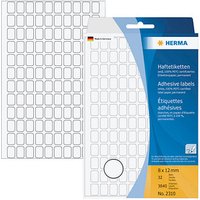 3.840 HERMA Etiketten 2310 weiß 12,0 x 8,0 mm von Herma