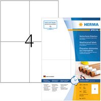 320 HERMA wetterfeste Etiketten weiß 105,0 x 148,0 mm 320 HERMA wetterfeste Etiketten weiß 105,0 x 148,0 mm von Herma