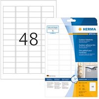 480 HERMA Folien-Kraftklebe-Etiketten 9531 weiß 45,7 x 21,2 mm 480 HERMA Folien-Kraftklebe-Etiketten 9531 weiß 45,7 x 21,2 mm von Herma